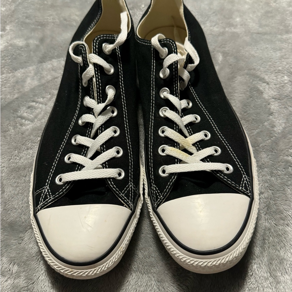 Converse All Star Chuck Taylor Low Black and White Men's Shoes - Picture 2 of 6